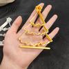 Durable Pla Ornament Gifts 3D Printed Hollow Christmas Tree Ornament, Modern Minimalist Festive Decorations Sculpture, Decorative Tabletop Centerpiece
