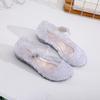 Girl Princess Shoes Performance Shoes Bag And Girl High Heels Children's Crystal Sandals