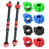 1 Pair Barbell Clamp Spinlock Collars Lock Clips Weight Lifting Gym Barbell Collar Quick Release Clamps for Weightlifting Bench Press
