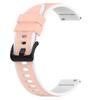 For Samsung Galaxy Watch3 45mm R840/Galaxy Watch 46mm/Garmin Vivoactive 4 Silicone Watch Band 22mm Dual Color Adjustable Wrist Strap