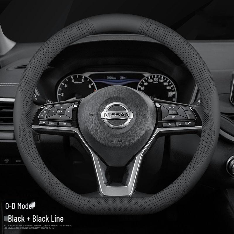 Чехол на руль Nissan 14-го поколения для Sylphy, Teana, Qashqai, X-Trail, Tiida, Kicks, Sunny, Bluebird.