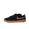 Nike Court Vision Coverage Abrasion Resistant Slip Resistant Low top Skateboard Shoes Unisex Black Brown IO7727-001(Team59-)