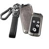 TECART Honda Key Cover, Aluminum Alloy, Genuine Leather, Full Protection, Key Chain, Step Wagon,