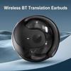 Translation Earbuds 144 Languages & Accents Real-Time Translation Earphones Wireless Headphones Type-C Charging Case for Travel