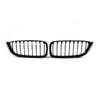 Передняя пара для решетки радиатора BMW "ноздри" F32 F33 F36 F82 F83 2014-2020 Цвет:Черный глянцевый