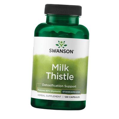 Расторопша пятнистая, Milk Thistle Features 80% Silymarin, 120капс (71280076)