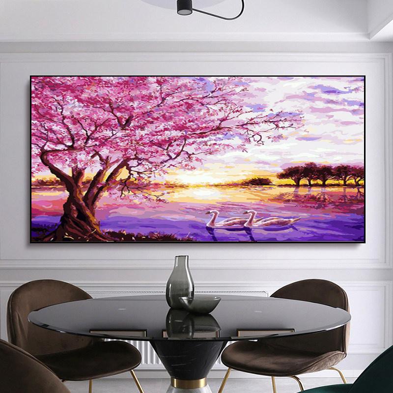 Daimond Painting Landscape Diamond Art Mosaic Cross Stitch Kits EmbroideryDiamond Painting Kits Full Drill