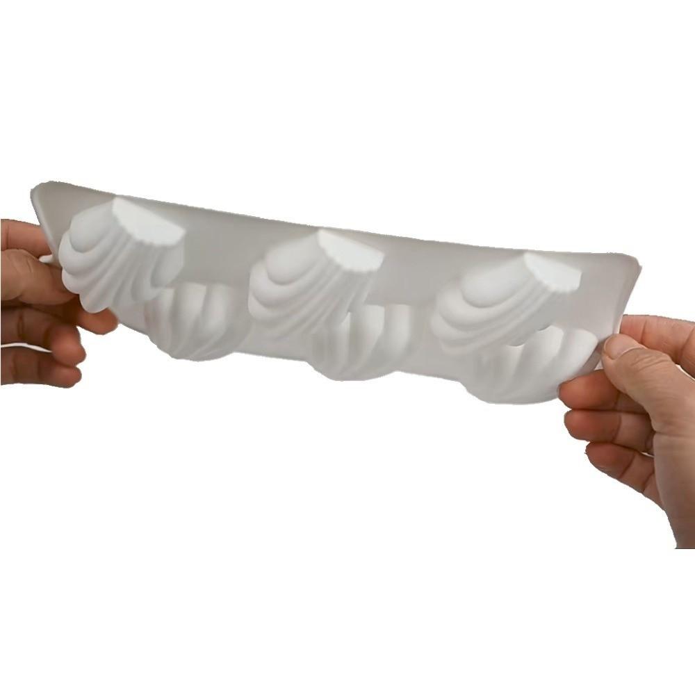 Silicone Material Baking Mold 6-Cavity Dessert Mold Easy Release Pudding Mold Bread Making