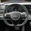 Подходит для Kia Нескользящая Пряжка Сегментированная Замшевая Накладка на Руль Подходит для Ceed Jd Picanto Sportage 3 Rio 4 Ev3 Cerato 2 Stonic Xceed Morning