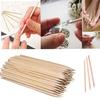 10pcs/20pcs/30pcs/50pcs/100Pcs Nail Art Orange Wood Stick Cuticle Pusher Remover Pedicure Manicure Tool Hot
