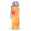 1PC Soft Gradient Orange Pink Daisy Floral Print 750ml Color Plastic Sports Water Bottle Leakproof Flip Straw Lid Suitable for Sports Office Home Use
