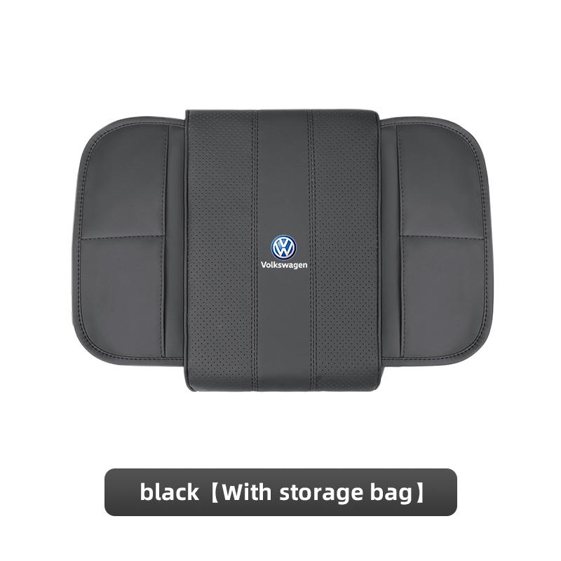 Car Armrest Box Cushion Center Console Arm Rest Suede Mat For VW Golf Passat b6 Amarok T5 Phaeton Teramont Tiguan Car Supplies