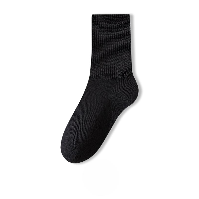 Женские весенне-осенние хлопковые носки-трубы из чистого хлопка, высокоэластичные, дышащие