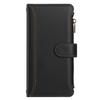 Leather Wallet Flip Case For Doogee N55 Plus N60 Pro Note 58 59 56 56x with Card Slots, Zipper Pocket, Crossbody Strap and Wristlet