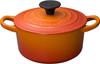 Le Creuset литой эмалированный чугун Signature Cocotte Ronde 18 IH посудомоечная машина оранжевый Кастрюля, двуручная кастрюля, Кастрюля, см, Газ, Духовка, Сейф,