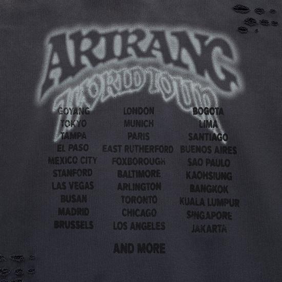 Предзаказ Официальная толстовка на молнии BTS World Tour ARIRANG MD