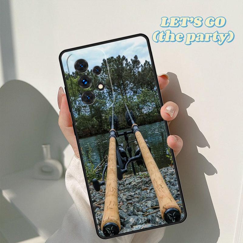 Чехол для телефона Рыбалка Карп Удочка Для Samsung Galaxy A42 A31 A40 A51 A71 A32 A80 A91 A52 A72 A73 A20e A21S A50 A70 A11 A12 Чехол
