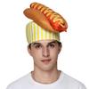 Забавные шляпы хот-догов для взрослых, аксессуары для костюма на Хэллоуин для мужчин и женщин