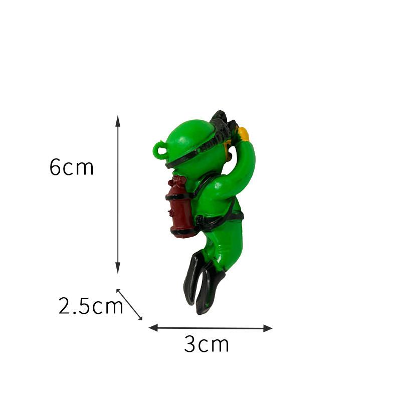Kawaii Frogman аквариумные украшения интересные плавающие украшения имитация мини-дайвера аквариумные аксессуары