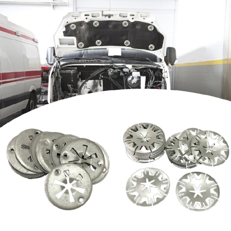Radiator Support & Splashing Shield Push On Retainer Exhaust Heat Shield Fix Locking Star Washer Underneaths Clips