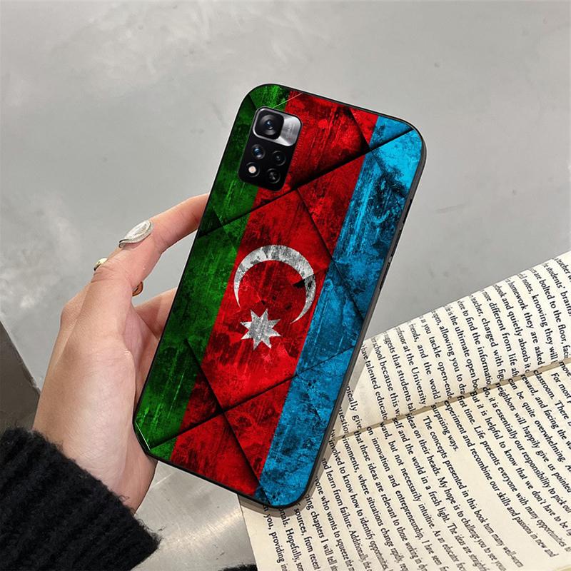 Чехол для телефона с флагом Азербайджана для Xiaomi Redmi note 13 12S 12 Pro 11S 11 10 Pro 10S Note 12S Redmi 10 10C 9C 13C