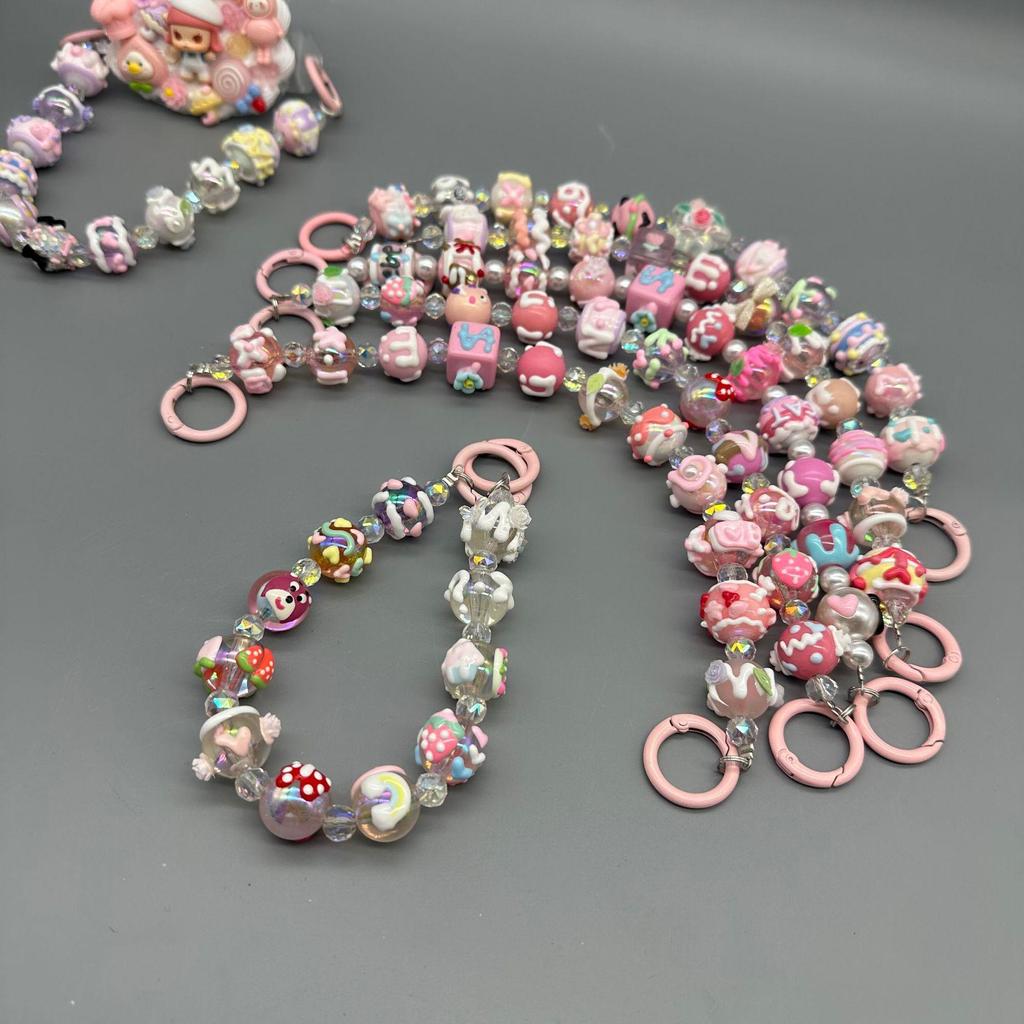 Сделай сам цепочку для телефона из бусин с оригинальным дизайном - Модный противоутерянный задний зажим