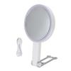 Дорожное зеркало для макияжа с подсветкой, двухстороннее, 1X5X, настольное, настенное зеркало