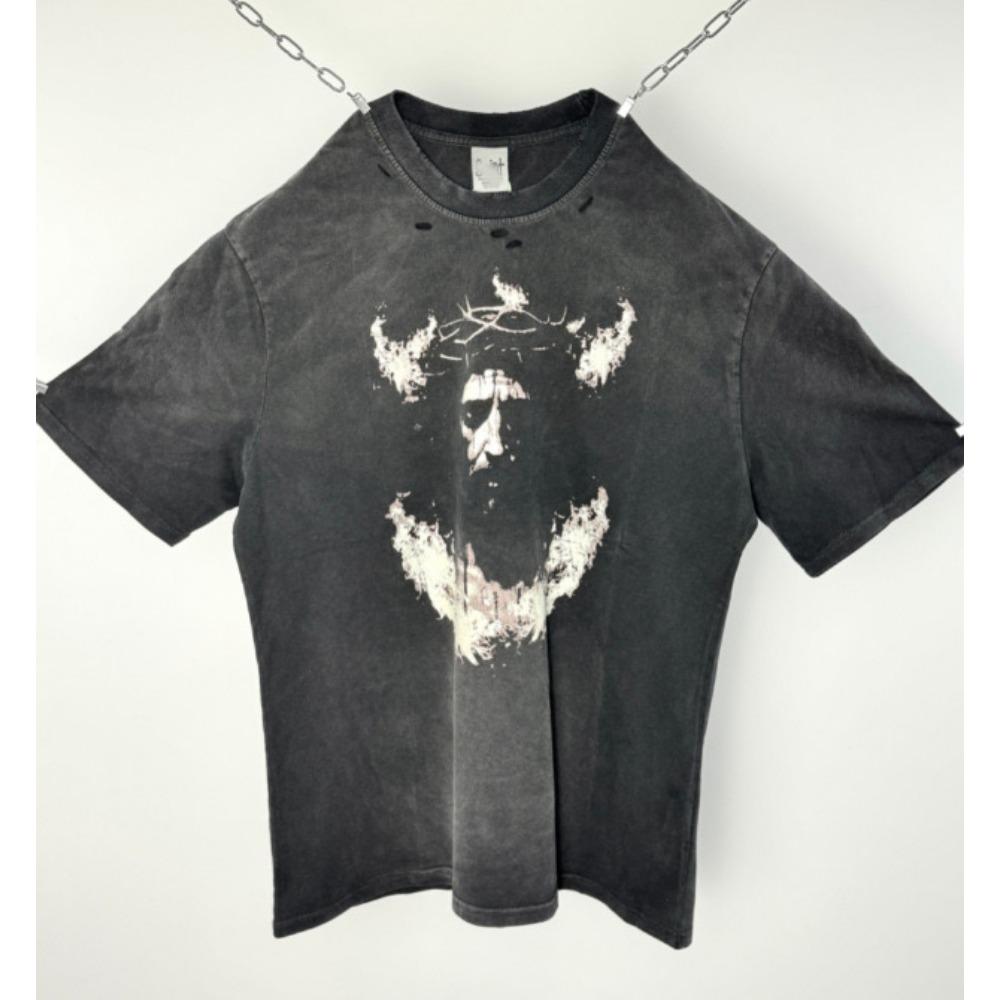 ZYLLO Мода Графический Принт Уличная Одежда Оверсайз HighStreet Винтажная Футболка Топы Y2k Ретро Футболка