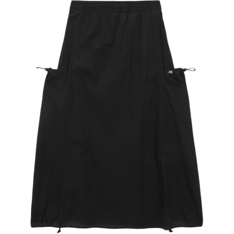 The North Face Solid Color Elastic Waist Pocket Casual Long Skirt Women skirts NK6PS40A