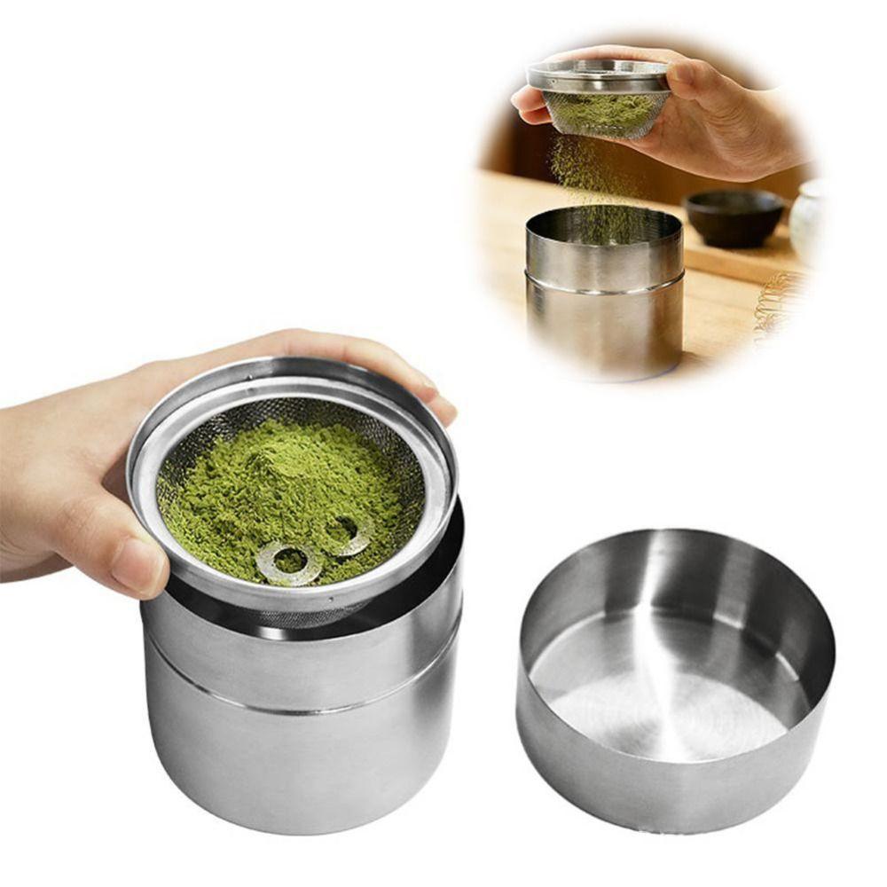 304 Stainless Steel Tea Storage Canister Moisture Proof Powder Container For Coffee Powder
