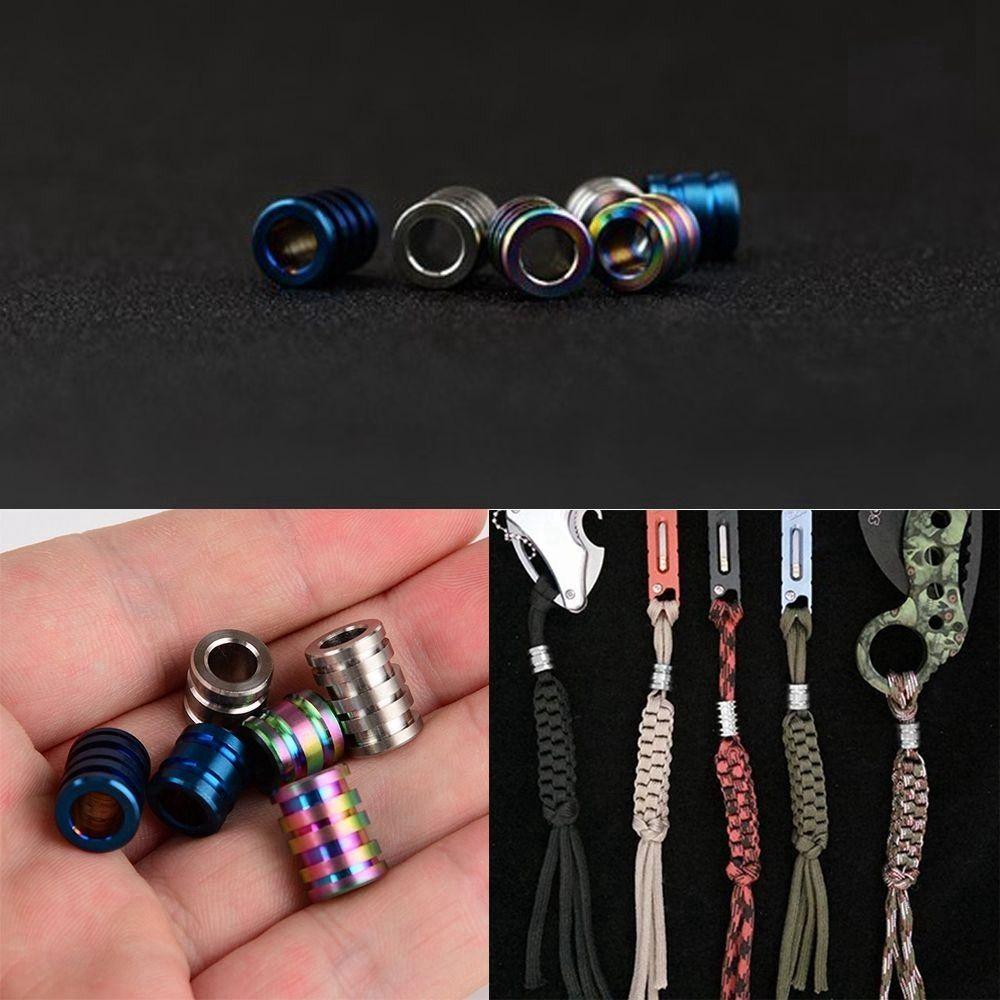 TC4 Outdoor Titanium Alloy Beads Multiplestyles Camping Knife Flashlight Gadgets EDC Multi Tools