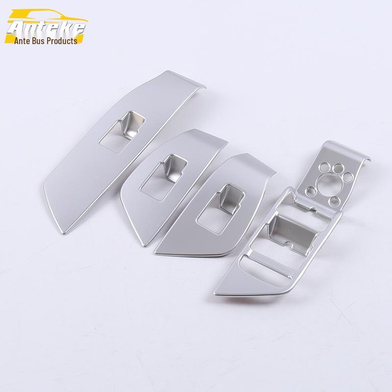 A4L Car Window Switch Frame: Fits 17-19 Models, Armrest Glass Lifter Sequin Sticker