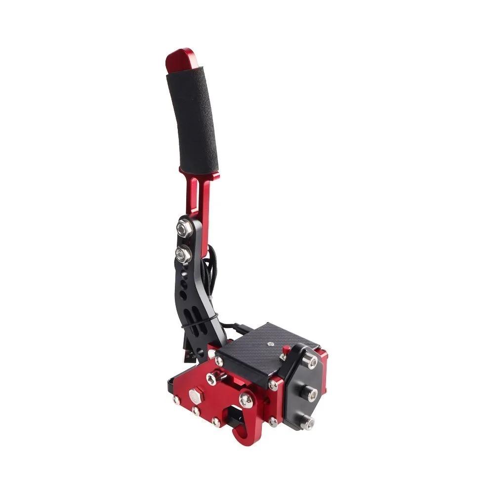 USB Handbrake For PS4/PS5 For Thrustmaster T300 Universal PC SIM Racing Games Hand Brake System W/Fixed Parts, Red/Black/Blue