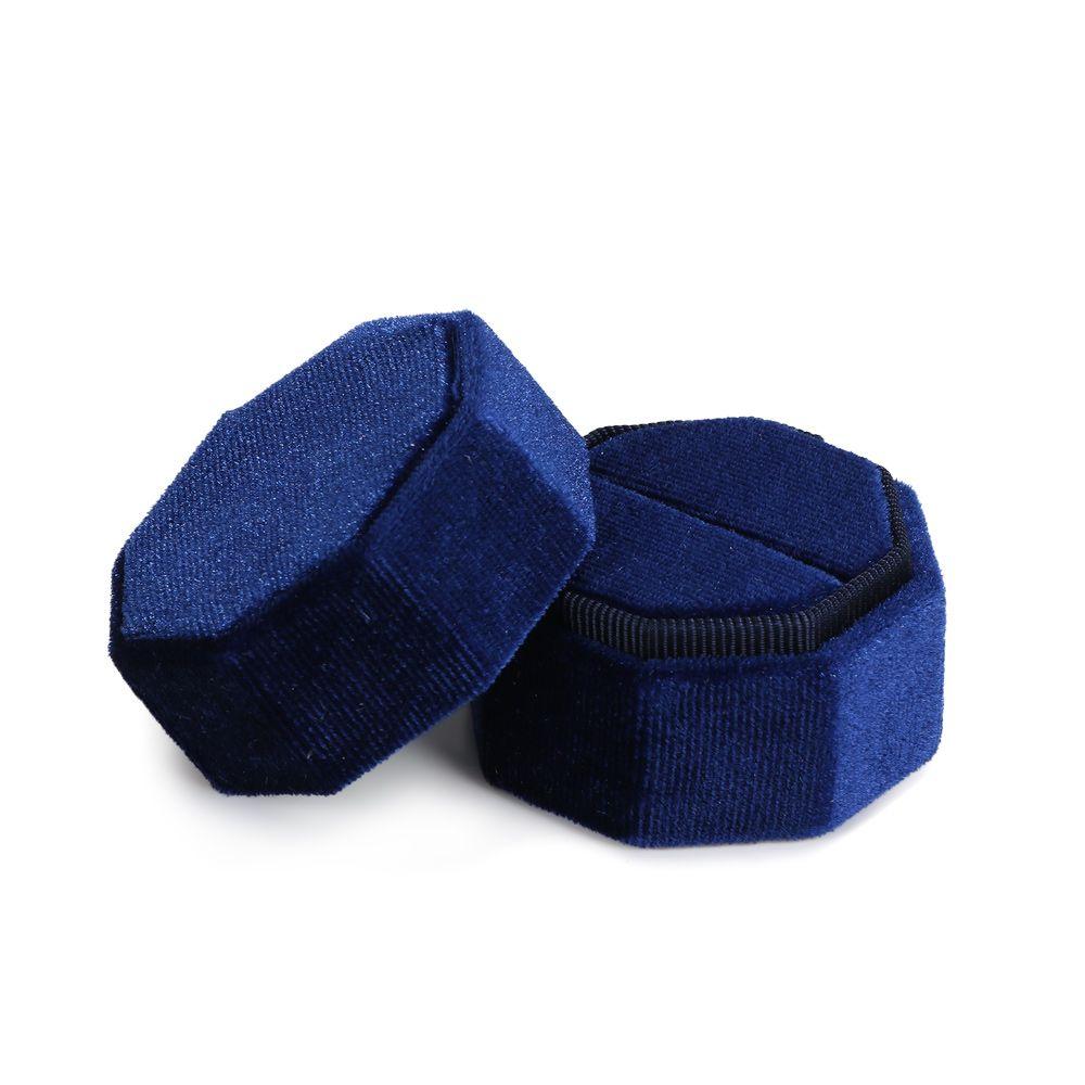 Высококачественная изысканная свадебная шкатулка для хранения колец со съемной крышкой, бархатная шкатулка для хранения ювелирных изделий