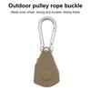 Открытый шкив, пряжка для веревки, прочная несущая способность, высокая стабильность, компактный размер, портативный регулятор шнура, пряжка для вешалки, принадлежности для кемпинга