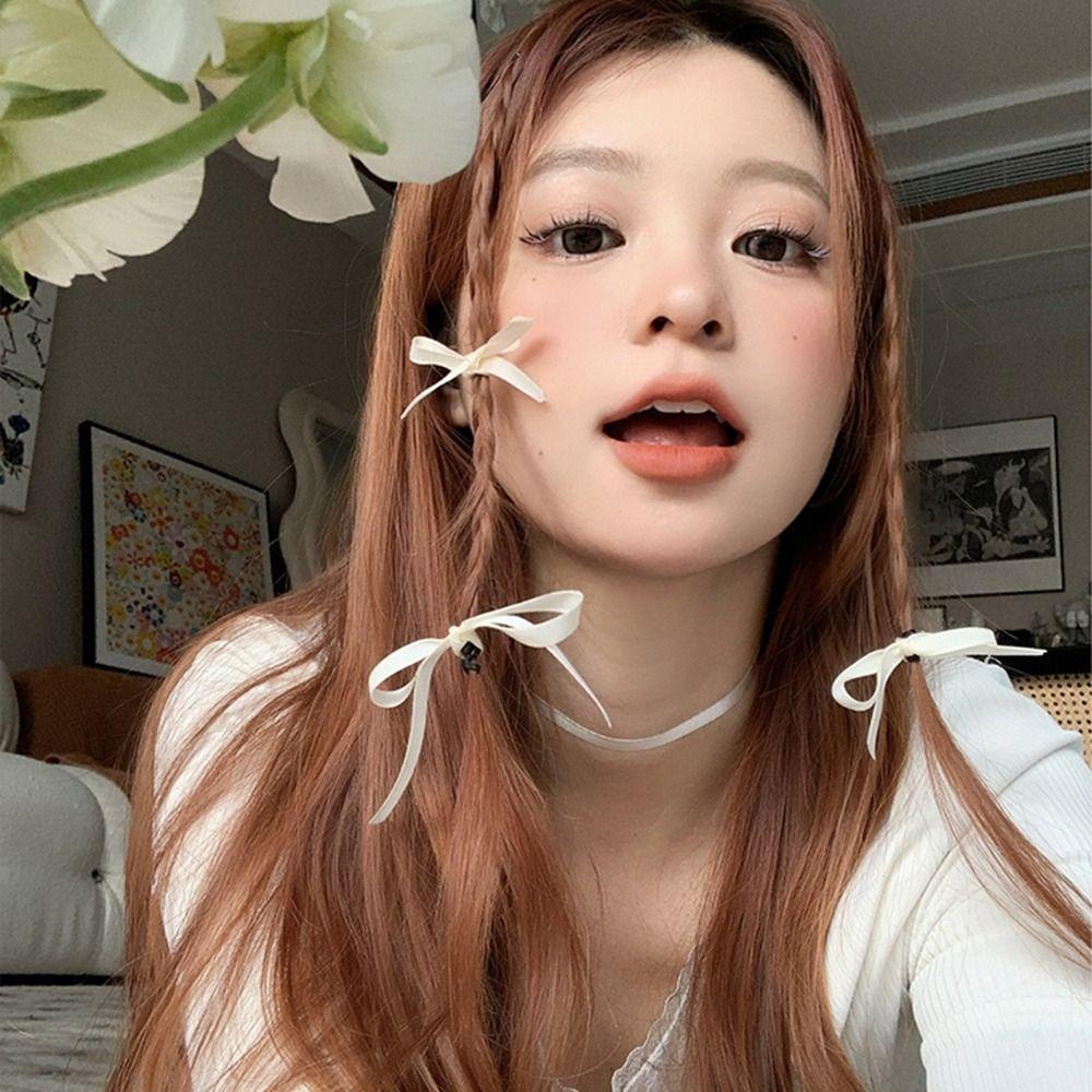 Balletcore Girl Hair Clip Bowknot Female Hair Accessories Korean Style Headwear  For Women