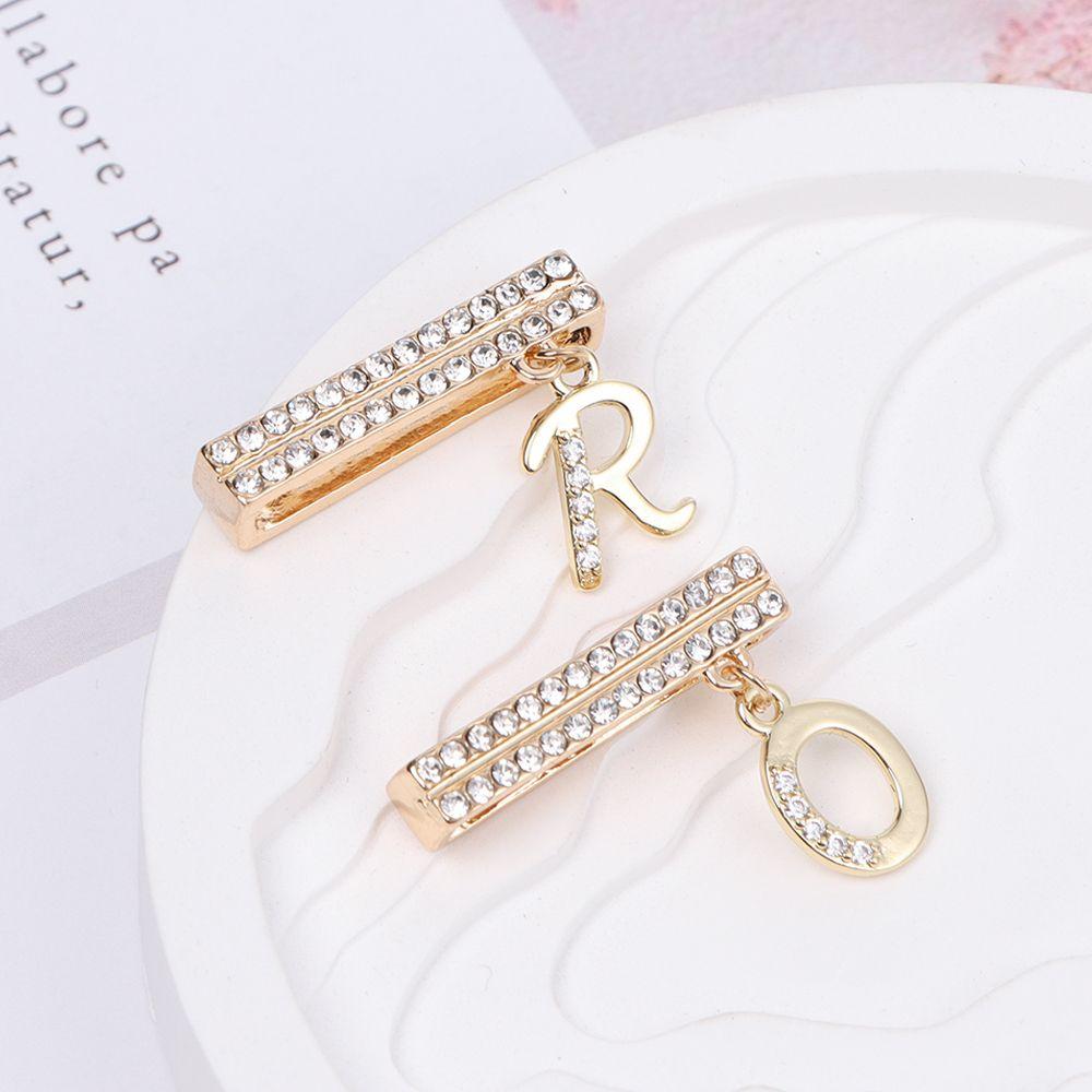 Creative 26 Letters Pendant Watch Band Ornament Strap Accessories Wristbelt Charms Decorative Ring