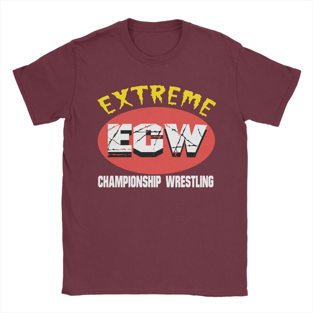 Хлопковая футболка Ecw Hardcore Wrestling для пары, летние винтажные футболки, с круглым вырезом, модная футболка, одежда большого размера с принтом