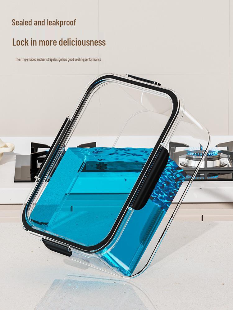 Прозрачный контейнер для хранения продуктов большого объема, пищевой, для холодильника и морозильной камеры