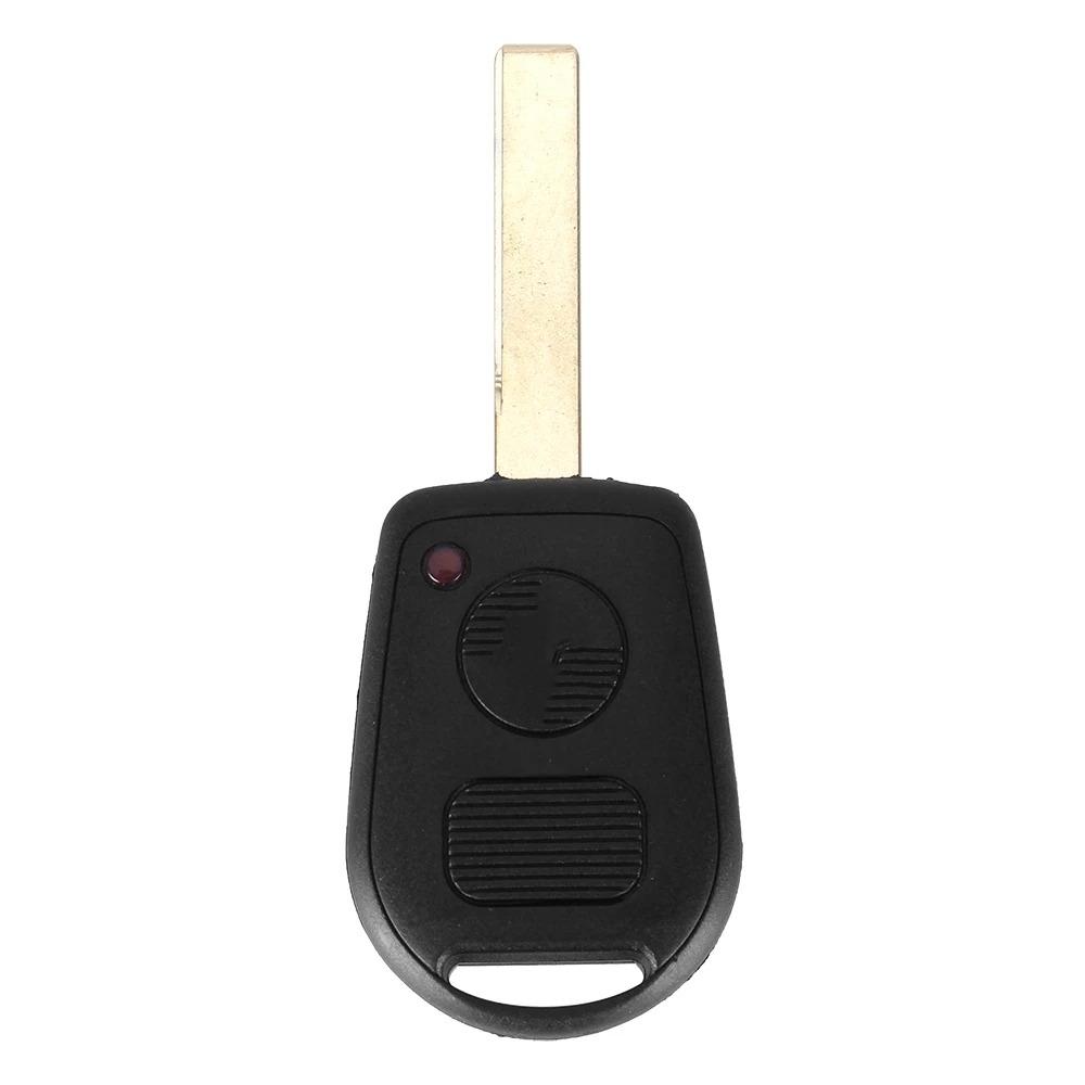 Корпус ключа с 3 кнопками, подходит для BMW E31 E32 E34 E36 E38 E39 E46 Z3 Z4, чехол для брелока 3 BTN, неразрезанный чехол для брелока