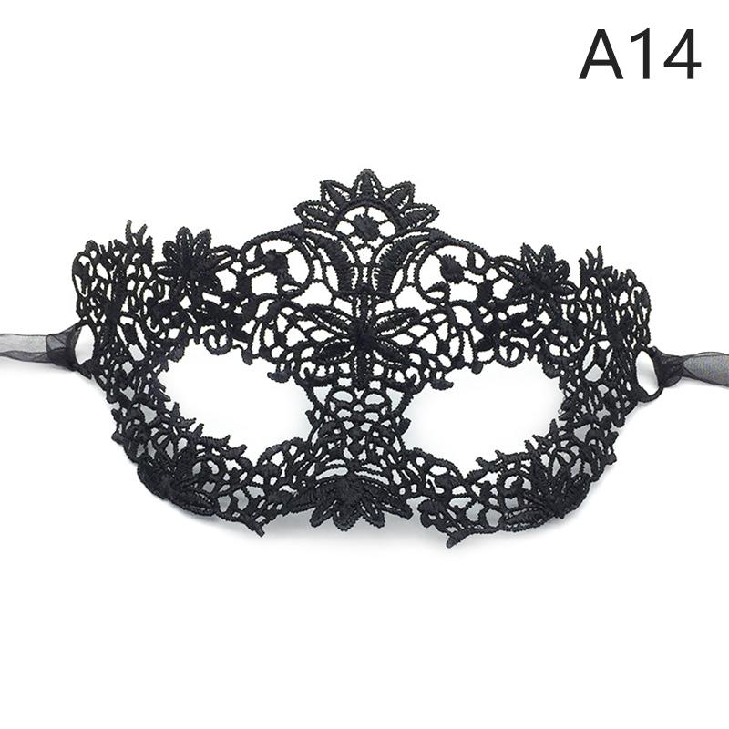 Women Hollow Lace Masquerade Face Mask Sexy Cosplay Prom Party Props Eye Mask
