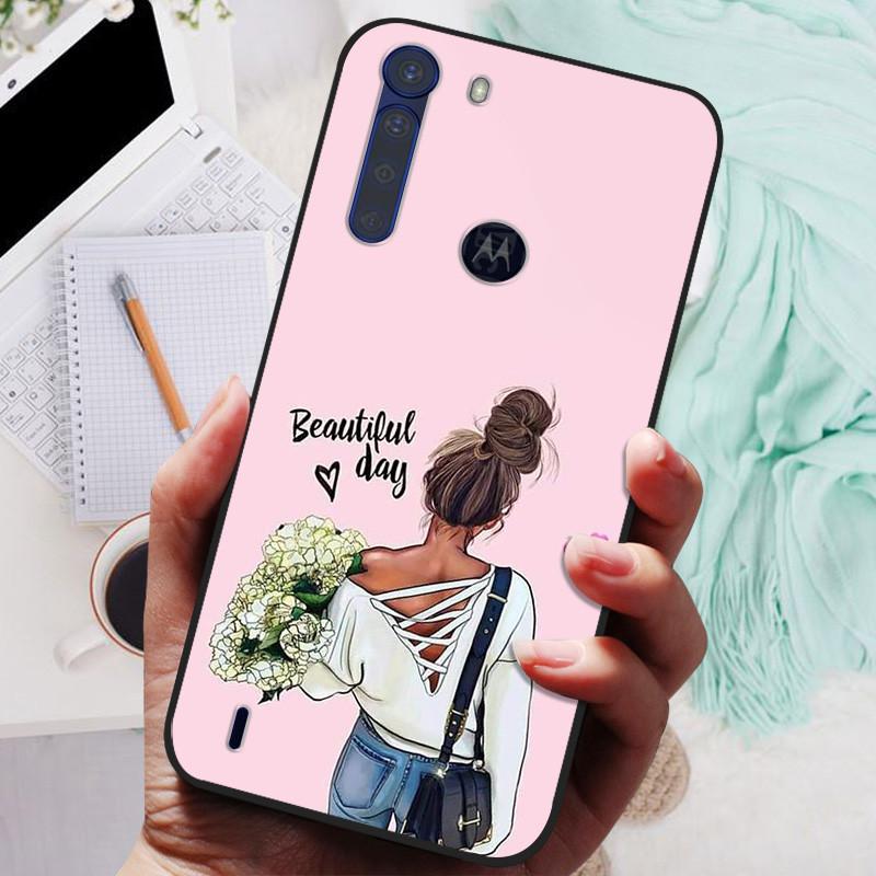 Чехол для Motorola One Fusion Черный бампер Мягкий силиконовый чехол Для Moto One Fusion Plus Чехлы для телефонов OneFusion Fusion+ Funda Shell