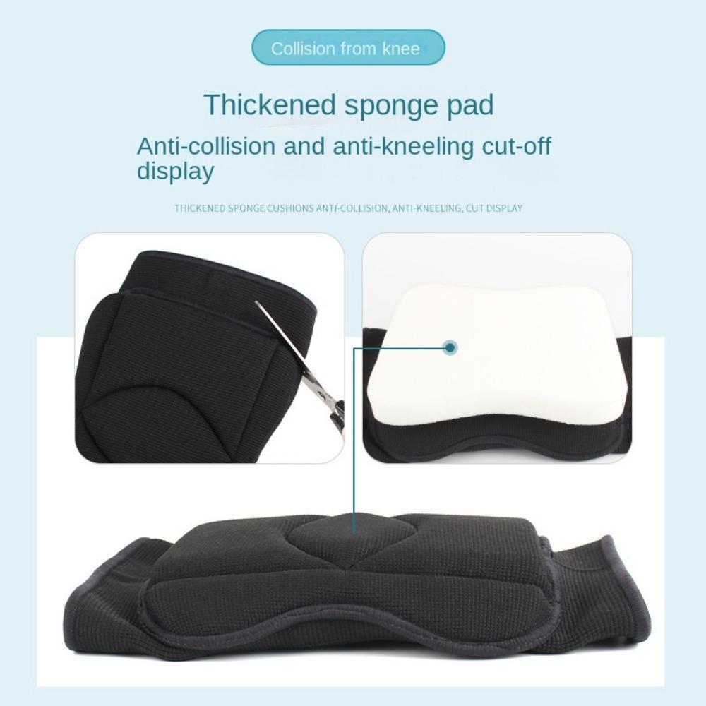 Breathable Thickened Sponge Knee Brace Elastic Knees Protector Sports Knee Pads Support for Dancing