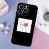 Чехол для мобильного телефона iPhone15 Pro с забавным выражением лица и парой Stickman, чехол для мобильного телефона с рисунком волос, устойчивый к падению