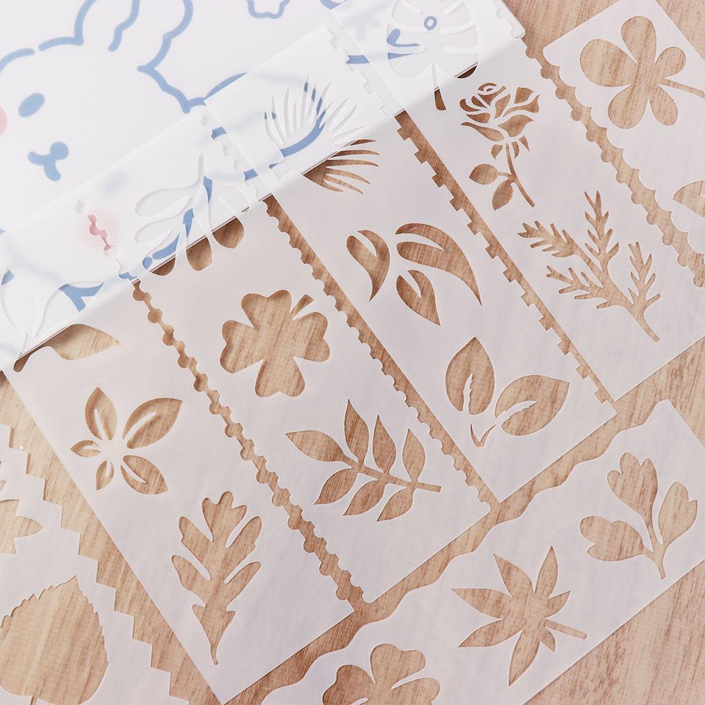 Painted Painting Tools Scrapbooking DIY Template Drawing Stencils Letter Stencil Drawing Templates