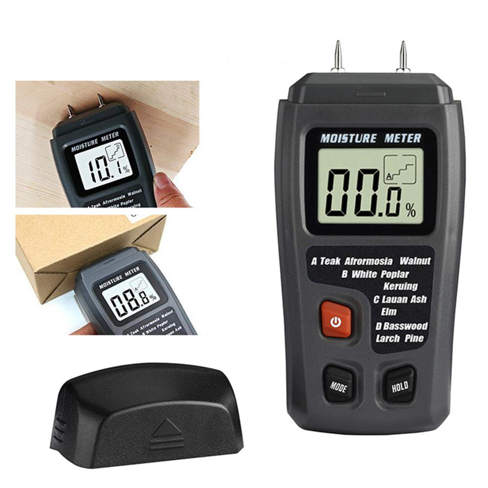 Digital LCD Wood Moisture Meter, detector, tester, hygrometer, 0-99, 9%