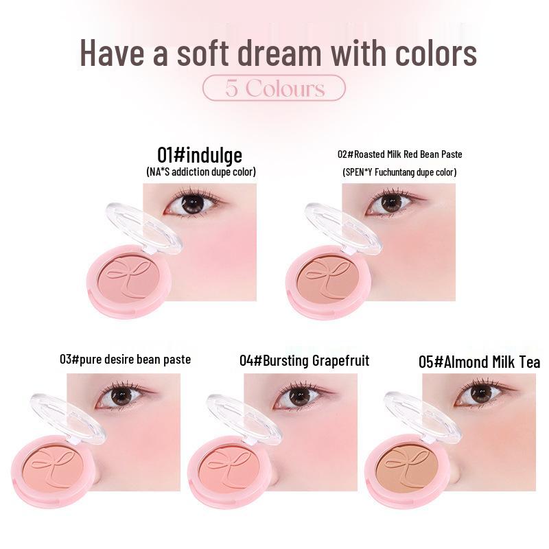 NOVO Палитра румян для придания объема Vitality Natural Pink - Стиль Pure Desire.