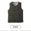 Womens Winter Warm Puffer Vest Casual Sleeveless Outwear Lightweight Loose Fit V Neck Solid Color Daily Wear