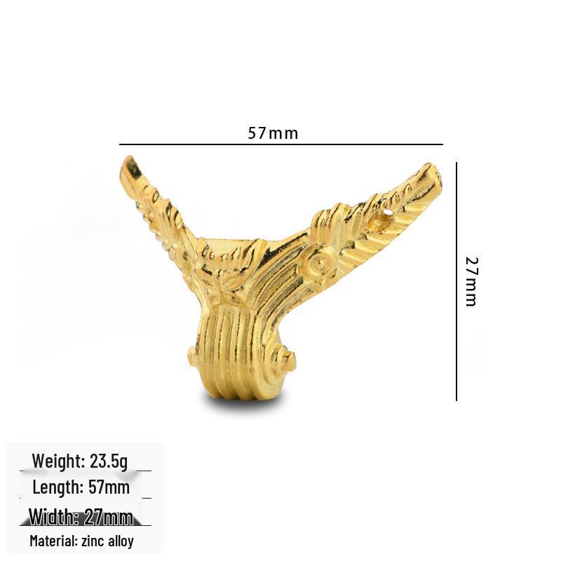 Zinc Alloy Tiger Paw Wooden Box Decorative Furniture Feet for Cabinet or Table