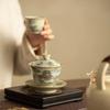 Керамический Санкай Гайвань Китайская Чайная Супница Керамика Ручной Работы Цветная Эмаль Чашки для Кунг-фу Чашка Мастера Классический Чайный Набор